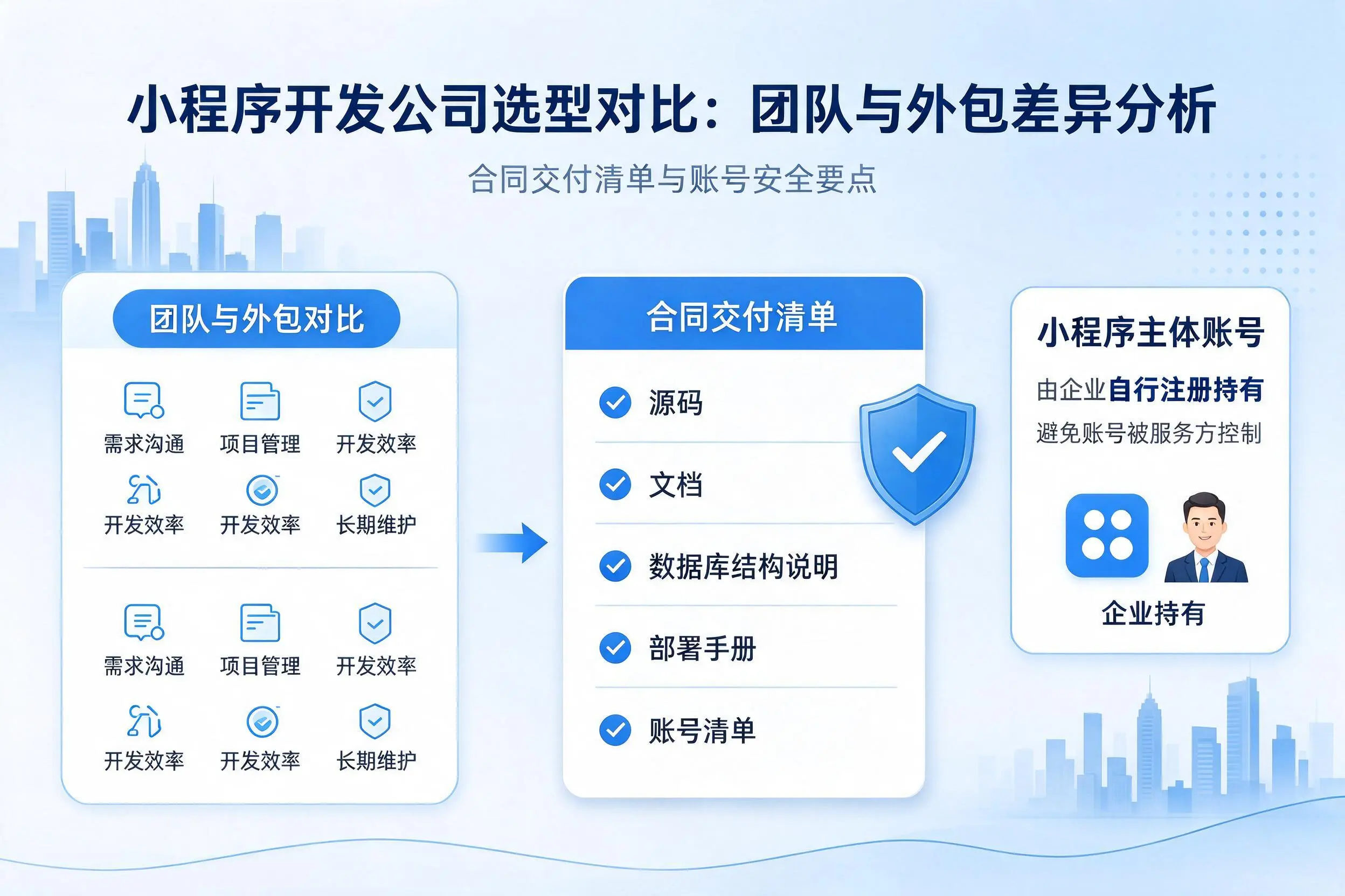 乌兰察布小程序开发公司选型对比：团队与外包差异分析