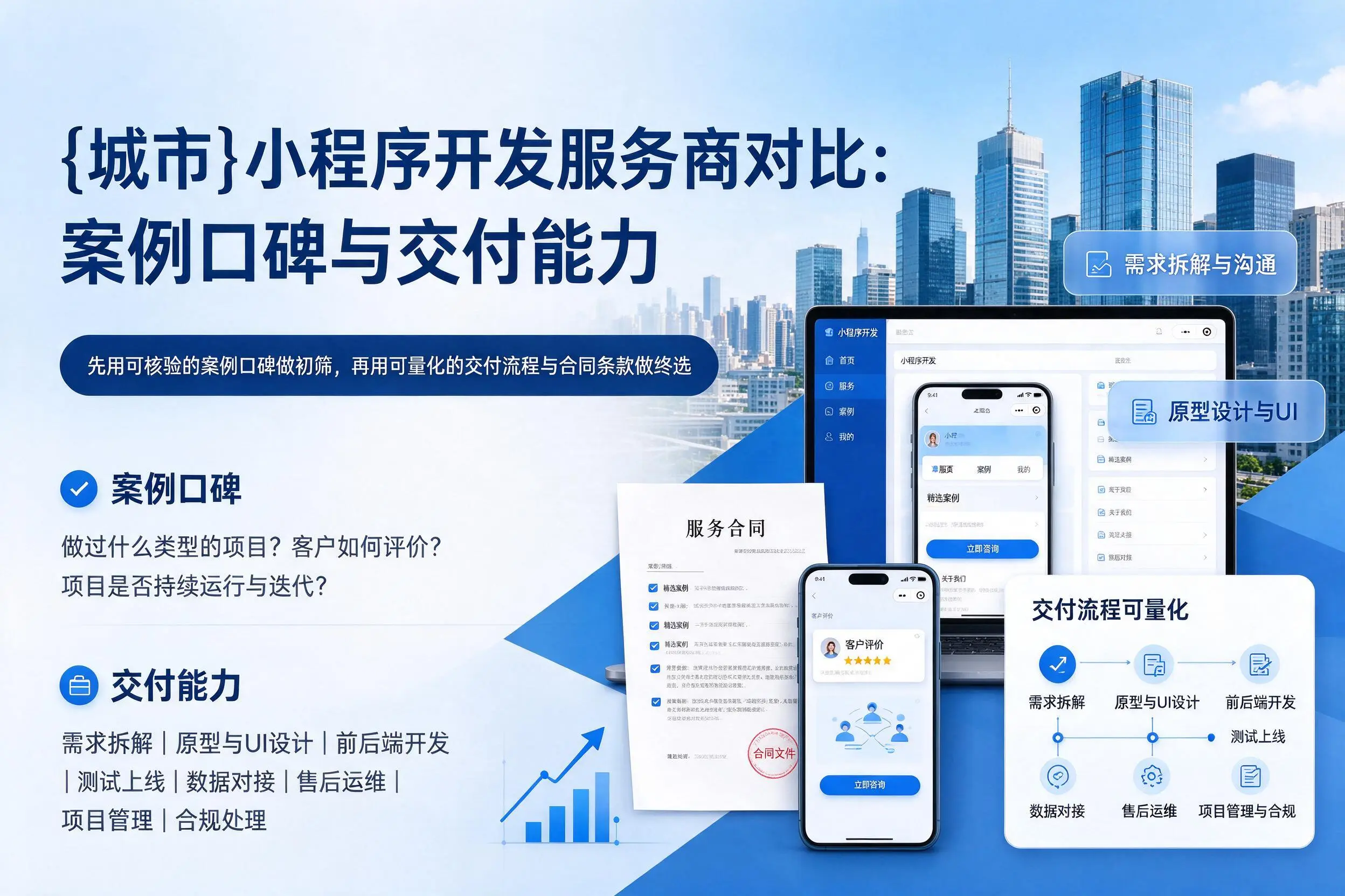 乌兰察布小程序开发服务商对比：案例口碑与交付能力