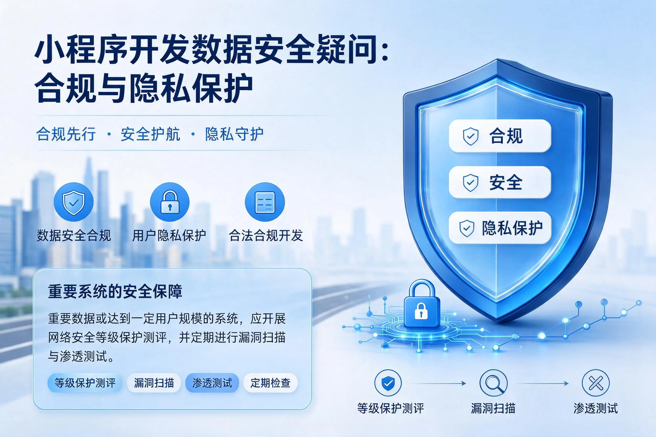 乌兰察布小程序开发数据安全疑问：合规与隐私保护