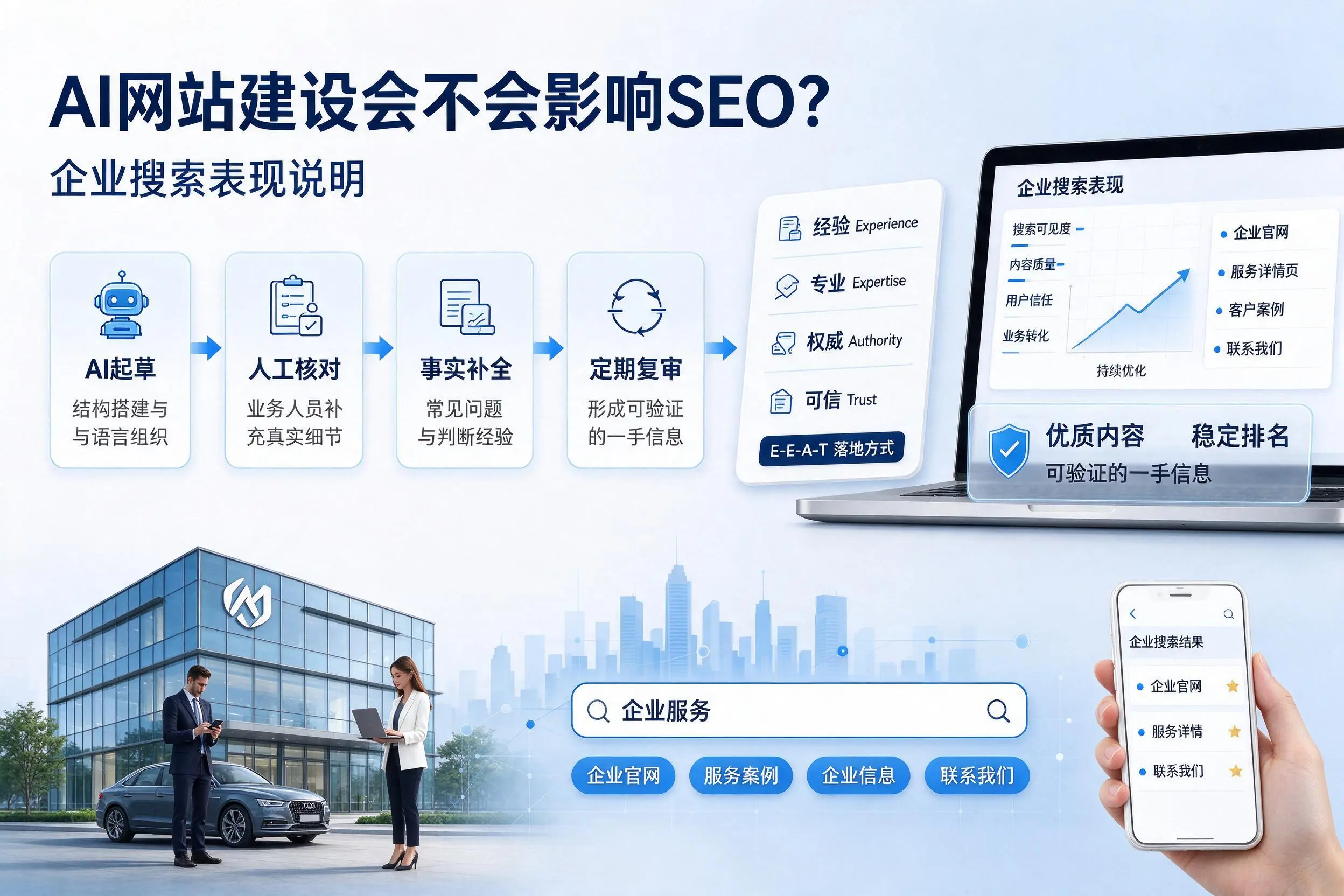 AI网站建设会不会影响SEO？乌兰察布企业搜索表现说明