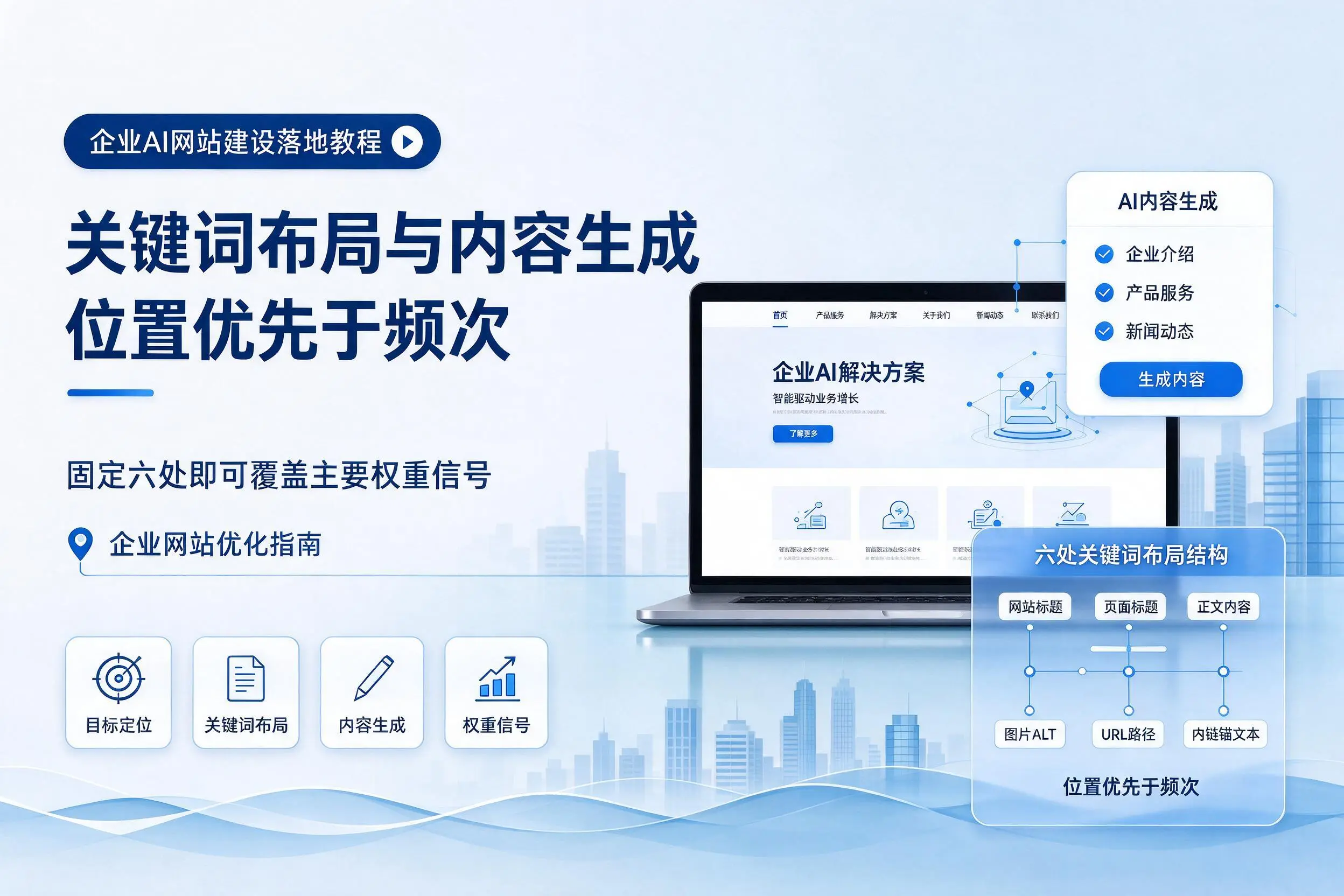 乌兰察布企业AI网站建设落地教程：关键词布局与内容生成