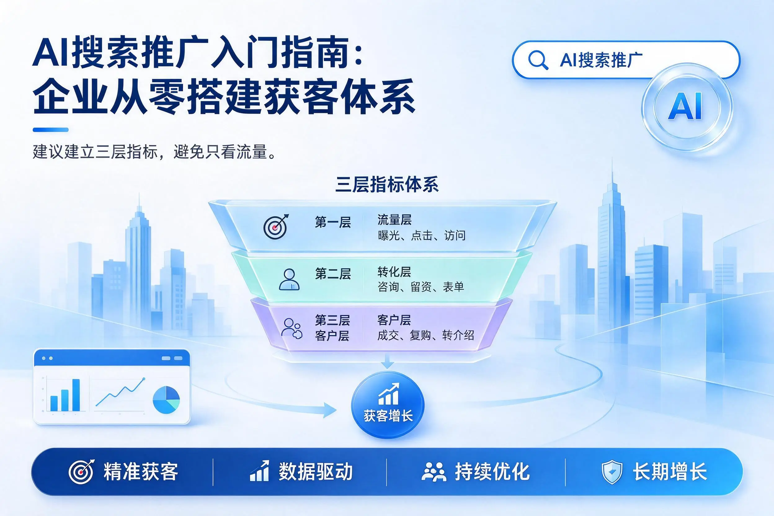 AI搜索推广入门指南：乌兰察布企业从零搭建获客体系