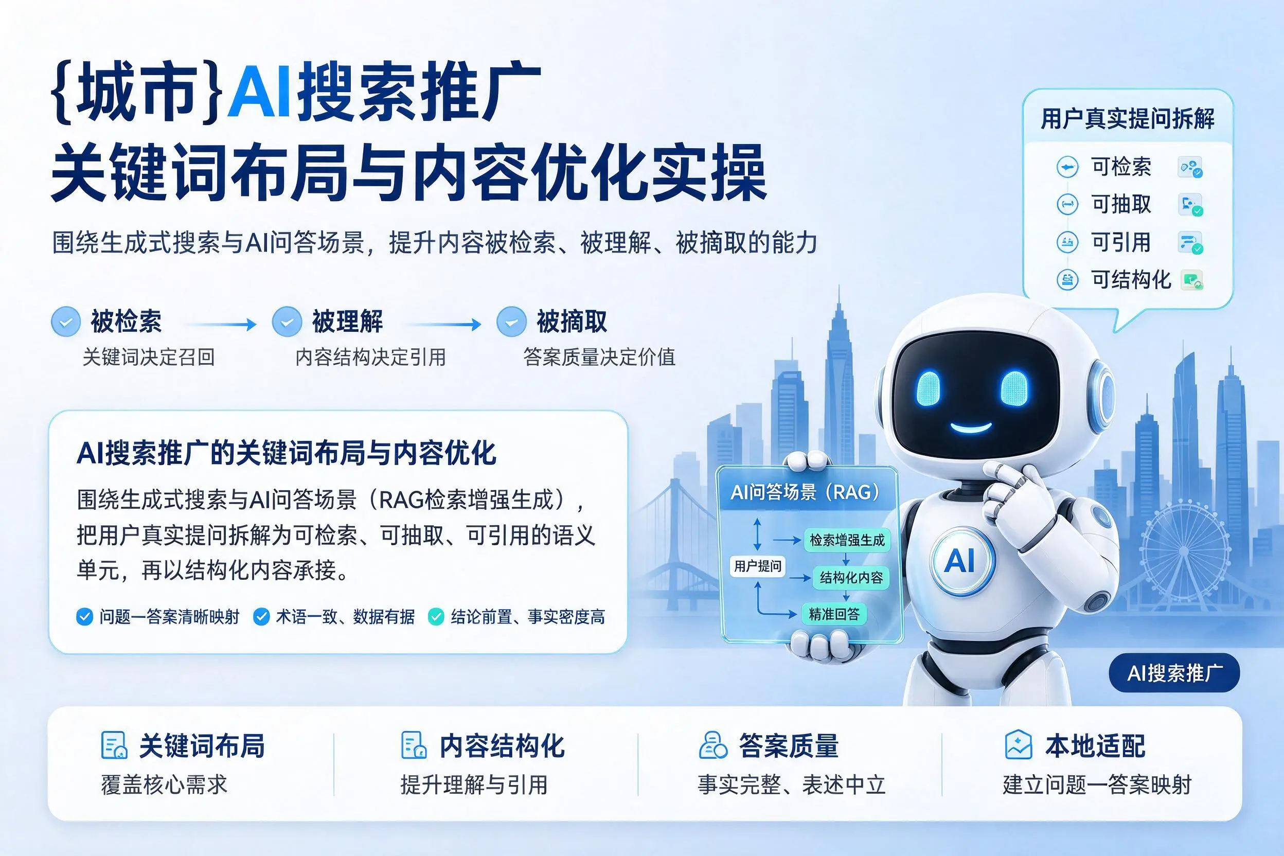 乌兰察布AI搜索推广关键词布局与内容优化实操